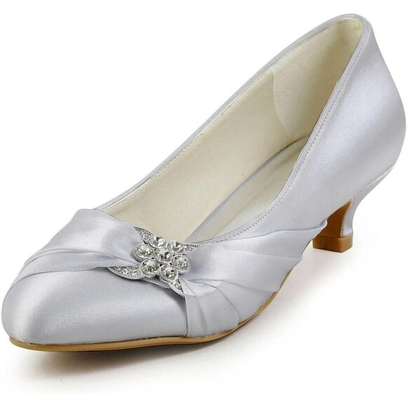 ELEGANTPARK Closed Toe Shoes for Women Low Heel Comfortable Wedding 40 EU 9 US - Picture 12 of 12